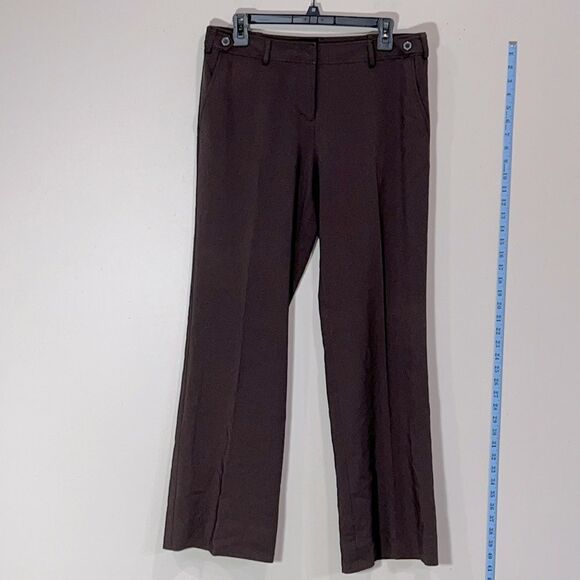 Beautiful Brown Dress Pants By Axcess. Size 10 - Picture 1 of 9